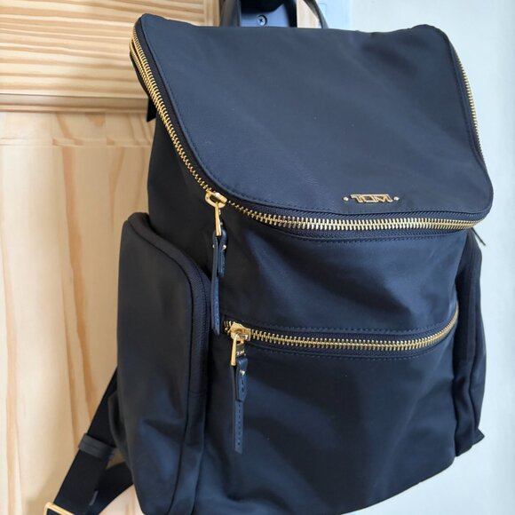 TUMI VOYAGEUR Bethauy Backpack Ladies Business Travel Black Outlet - Picture 2 of 5